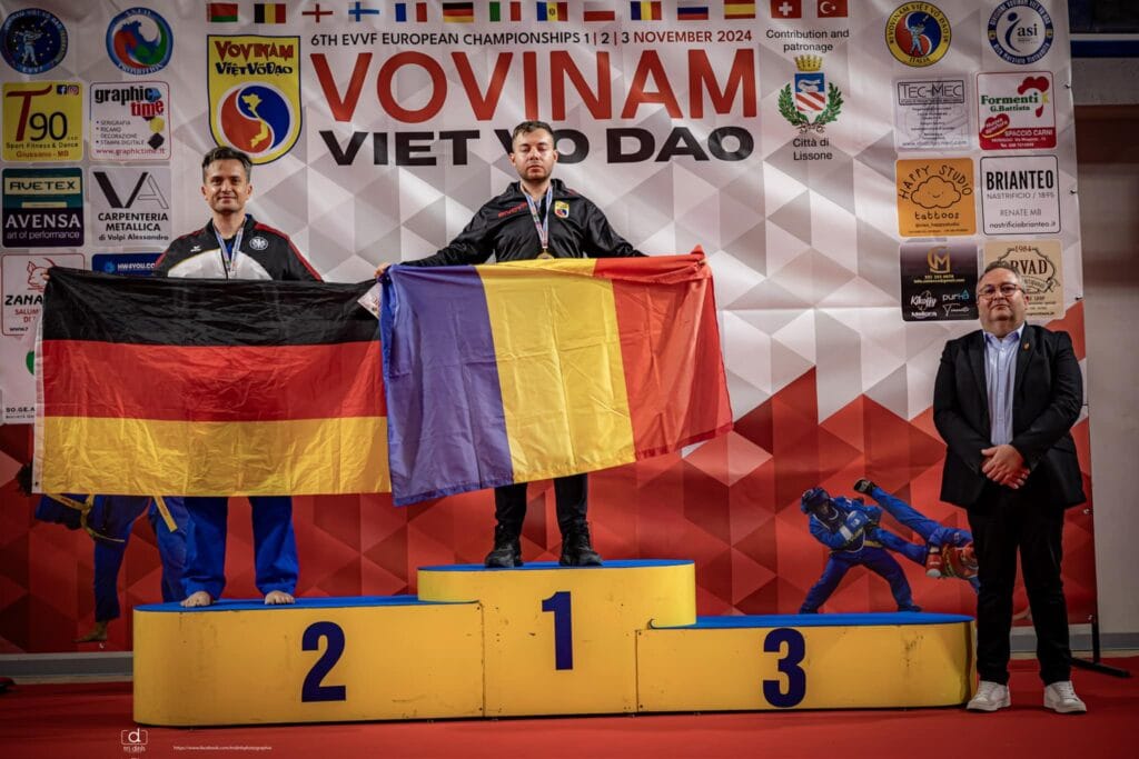 Gabriel Molocea, Vovinam Viet-Vo-Dao Championship 2024, Fighting 90kg+, Gold Medal